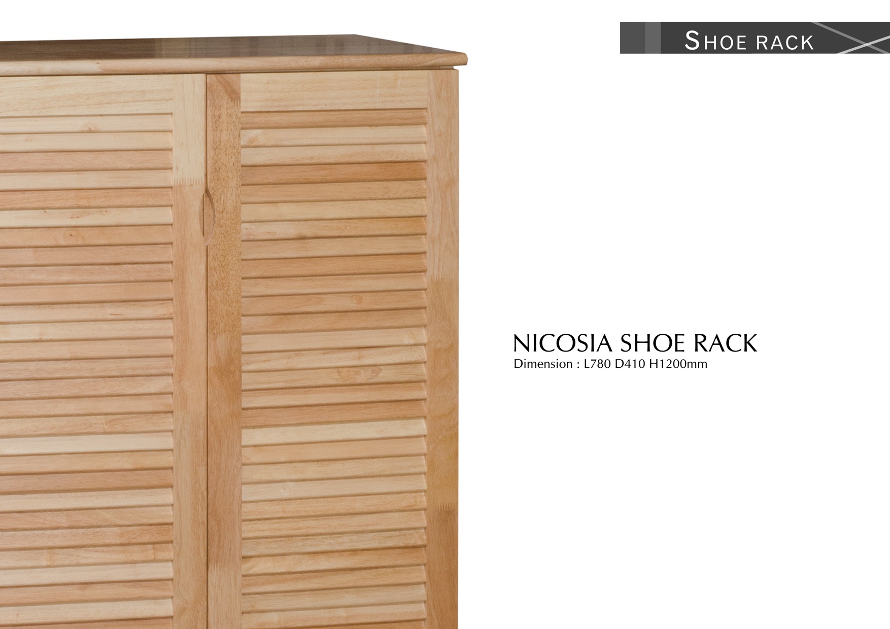 NICOSIA SHOE RACK